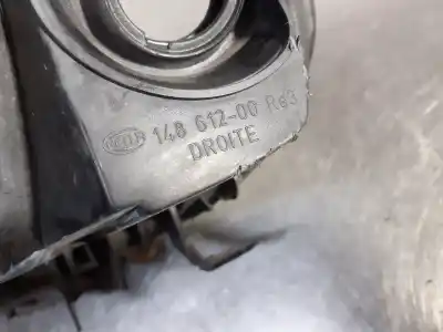 Second-hand car spare part right headlight for renault clio ii fase i (b/cbo) 1.9 dti diesel 80 cv / 59 kw oem iam references 14861200  