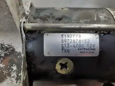 Second-hand car spare part starter motor for saab 9-5 berlina 3.0 v6 tid cat oem iam references 5192778