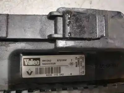 Second-hand car spare part water radiator for renault scenic ii 1.9 dci diesel 120 cv / 88 kw oem iam references 8200115542b  