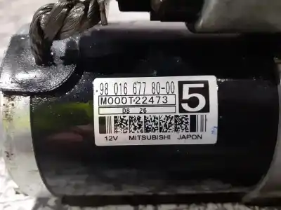 Pezzo di ricambio per auto di seconda mano motorino di avviamento per citroen c4 picasso 1.6 blue-hdi fap riferimenti oem iam 9801667780  