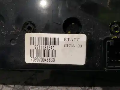 Peça sobressalente para automóvel em segunda mão comando de sofagem (chauffage / ar condicionado)  por dodge journey 2.0 16v crd cat referências oem iam 55111812ad  