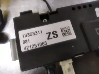 Peça sobressalente para automóvel em segunda mão módulo eletrônico por opel astra j (p10) 2.0 cdti (68) referências oem iam 13353311  