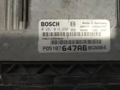 Second-hand car spare part ecu engine control for dodge caliber 2.0 16v crd cat oem iam references p05187647ab  