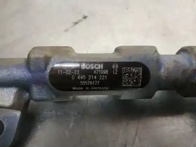 Автозапчастина б/у рампа инжектора для opel astra j (p10) 2.0 cdti (68) посилання на oem iam 0445214221
