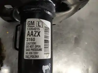 Peça sobressalente para automóvel em segunda mão amortecedor dianteiro esquerdo por opel astra j (p10) 2.0 cdti (68) referências oem iam 13354015  