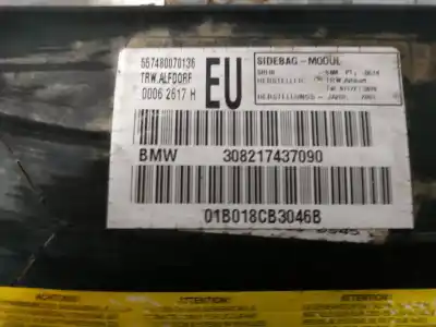 Peça sobressalente para automóvel em segunda mão airbag frontal lado esquerdo por bmw serie 3 berlina (e46) 2.0 16v diesel cat referências oem iam 308217437090
