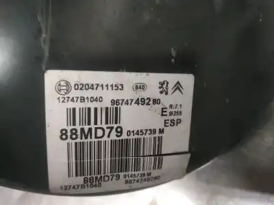 Автозапчастина б/у гальмівний серво для citroen ds4 (nx_) 1.6 hdi 115 посилання на oem iam 9674749280  