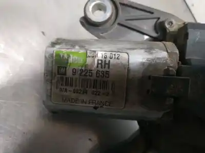Second-hand car spare part rear windshield wiper motor for opel combo 1.7 16v dti cat (y 17 dt / lr6) oem iam references 9225635  