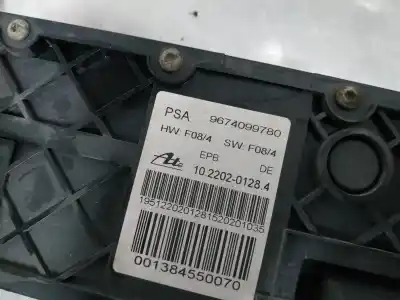 Second-hand car spare part electric parking brake for citroen c5 berlina 2.0 hdi fap cat (rh02 / dw10cted4) oem iam references 9674099780  