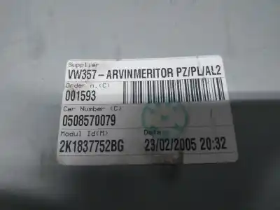 Автозапчастина б/у регулятор переднього правого скла для volkswagen caddy ka/kb (2k) 1.9 tdi посилання на oem iam 2k1837752bg  
