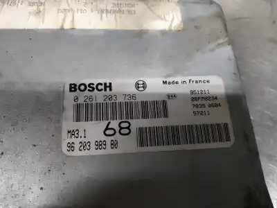 Second-hand car spare part ecu engine control for citroen saxo 1.1 oem iam references 9620398980  