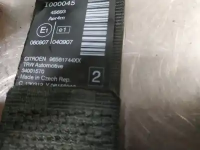Peça sobressalente para automóvel em segunda mão cinto de segurança traseiro direito por citroen c5 berlina 2.0 hdi fap referências oem iam 96561744xx