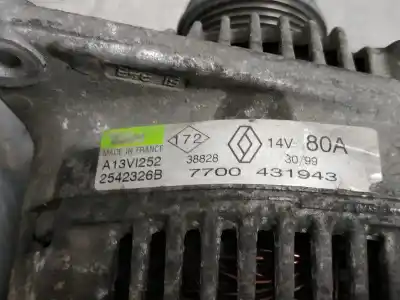 Автозапчасти б/у ГЕНЕРАТОР за RENAULT SCENIC (JA..)  ссылки OEM IAM 7700431943  