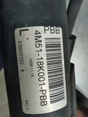 Peça sobressalente para automóvel em segunda mão amortecedor dianteiro direito por ford focus berlina (cap) 1.6 tdci cat referências oem iam 4m5118k001
