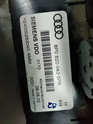 Автозапчастина б/у контроль опалення / кондиціонації для audi a3 (8p) 1.9 tdi ambiente посилання на oem iam 8p08200435pr  