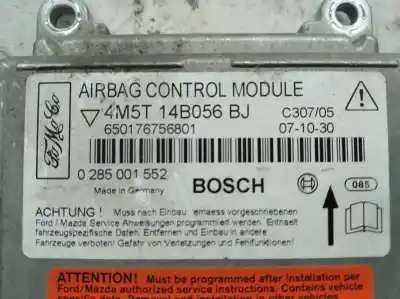Second-hand car spare part airbag control unit for ford focus lim. (cb4) 1.8 tdci turbodiesel cat oem iam references 4m5t14b056bj  