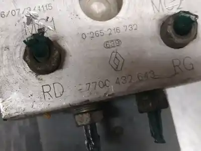 Автозапчастина б/у АБС для RENAULT MEGANE I FASE 2 BERLINA (BA0)  Посилання на OEM IAM 7700432643  