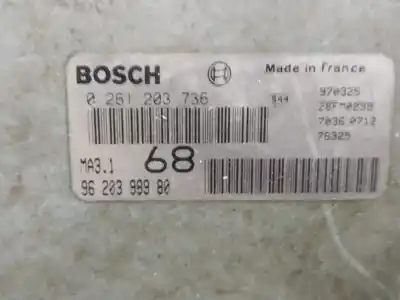 Second-hand car spare part ecu engine control for citroen saxo * oem iam references 0261203736  