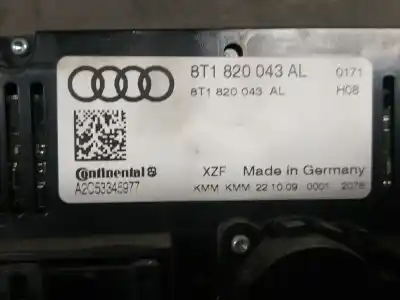Second-hand car spare part climate control for audi a5 coupe (8t) 3.0 v6 24v tdi oem iam references 8t1820043al