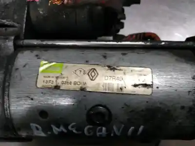 Автозапчастина б/у ДВИГУН ЗАПУСКАЄТЬСЯ для RENAULT MEGANE II BERLINA 3P  Посилання на OEM IAM D7R49  