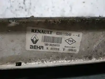 Pezzo di ricambio per auto di seconda mano INTERCOOLER per RENAULT MEGANE II SEDÁN (LM0/1_)  Riferimenti OEM IAM 8200115540  