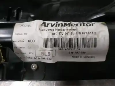 Автозапчастина б/у електричний дах для audi a5 coupe (8t) 3.0 v6 24v tdi посилання на oem iam gdo518707100  