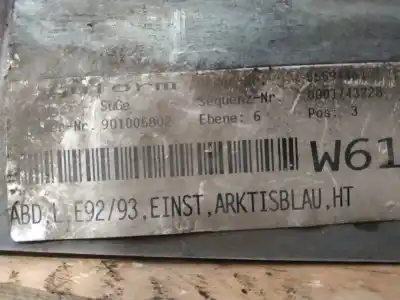 Peça sobressalente para automóvel em segunda mão embaladeira lateral por bmw serie 3 coupe (e92) 3.0 turbodiesel cat referências oem iam 901005802