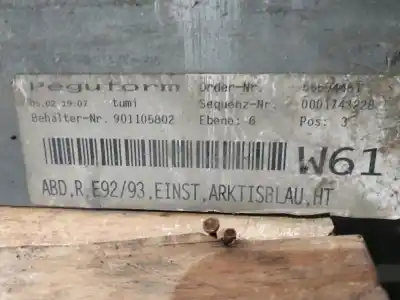 Peça sobressalente para automóvel em segunda mão embaladeira lateral por bmw serie 3 coupe (e92) 3.0 turbodiesel cat referências oem iam 901105802