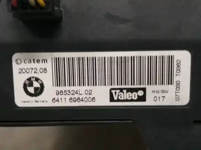 Peça sobressalente para automóvel em segunda mão resistência sofagem chauffage por bmw serie 3 coupe (e92) 3.0 turbodiesel cat referências oem iam 64116964006