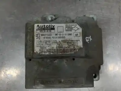 Second-hand car spare part airbag control unit for peugeot 407 2.0 16v hdi fap cat (rhr / dw10bted4) oem iam references 9654717280