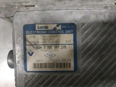 Pièce détachée automobile d'occasion CALCULATEUR MOTEUR ECU pour RENAULT MEGANE I CLASSIC (LA0)  Références OEM IAM HOM7700867275  