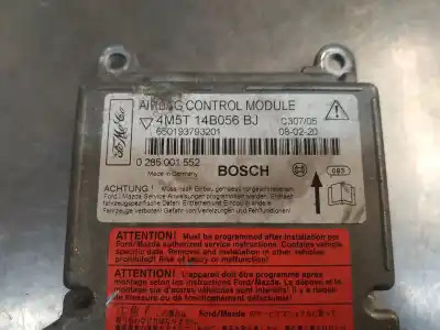 Автозапчастина б/у блок управління подушками безпеки для ford focus lim. (cb4) 1.8 tdci turbodiesel cat посилання на oem iam 4m5t14b056bj  