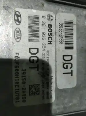 Second-hand car spare part ecu engine control for kia optima (jf) 1.7 crdi oem iam references 0281032354  