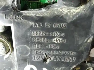 Second-hand car spare part left fog light for kia optima (jf) 1.7 crdi oem iam references mde96705  