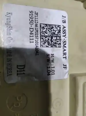 Second-hand car spare part fuse box unit for kia optima (jf) 1.7 crdi oem iam references 91950d4111  