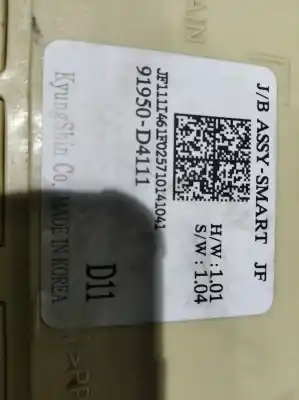 Second-hand car spare part fuse box unit for kia optima (jf) 1.7 crdi oem iam references 91950d4111  