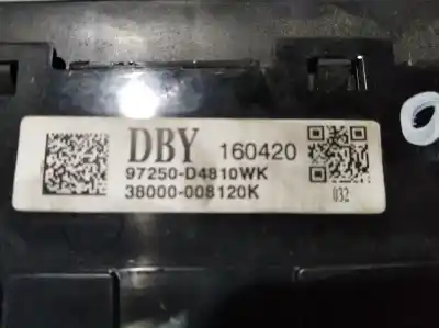 Peça sobressalente para automóvel em segunda mão comando de sofagem (chauffage / ar condicionado) por kia optima (jf) 1.7 crdi referências oem iam 97250d4810wk  