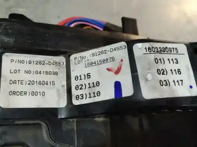 Second-hand car spare part fuse box unit for kia optima (jf) 1.7 crdi oem iam references 91262d4553  