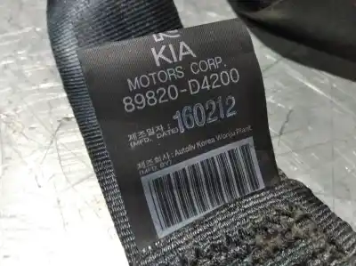 Peça sobressalente para automóvel em segunda mão cinto de segurança traseiro direito por kia optima (jf) 1.7 crdi referências oem iam 89820d4200