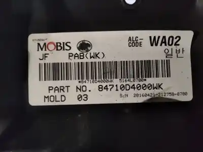 Second-hand car spare part dashboard for kia optima (jf) 1.7 crdi oem iam references 84710d47000wk  