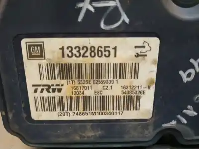 Pezzo di ricambio per auto di seconda mano abs per opel insignia a sedán (g09) 2.0 cdti (69) riferimenti oem iam 13328651  