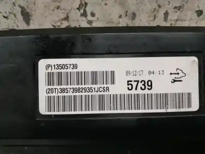 Second-hand car spare part electronic module for opel insignia a sedán (g09) 2.0 cdti (69) oem iam references 13505739  