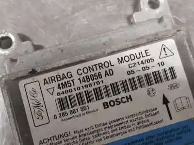 Second-hand car spare part airbag control unit for ford focus c-max (cap) 2.0 tdci cat oem iam references 4m5t14b056ad  