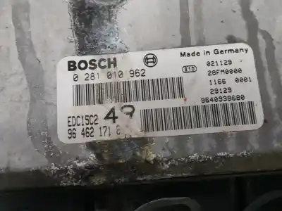 Recambio de automóvil de segunda mano de centralita motor uce para citroen xsara berlina rhz(dw10ated) referencias oem iam 9646217180  