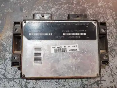 Second-hand car spare part ecu engine control for citroen berlingo 1.9 d multispace oem iam references 9641390180  