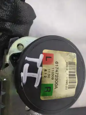 Peça sobressalente para automóvel em segunda mão cinto de segurança traseiro esquerdo por opel astra j (p10) 2.0 cdti (68) referências oem iam 617472300a  