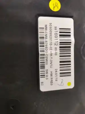 Автозапчастина б/у панель інструментів для citroen c4 picasso 1.6 blue-hdi fap посилання на oem iam 9816911280  