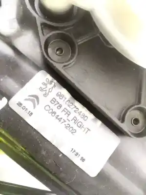 Автозапчастина б/у регулятор переднього правого скла для citroen c4 picasso 1.6 blue-hdi fap посилання на oem iam 9816272480  