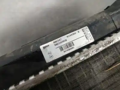 Автозапчастина б/у водяний радіатор для citroen berlingo b9 generation ii 1.5 hdi посилання на oem iam 9674089680  