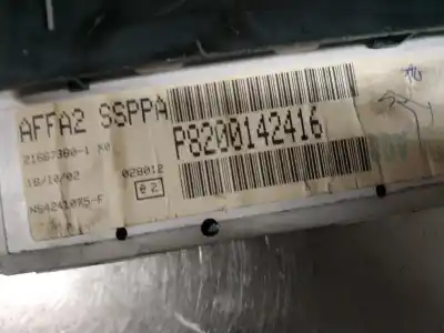 Pezzo di ricambio per auto di seconda mano DISPLAY MULTIFUNZIONE per RENAULT SCENIC (JA..)  Riferimenti OEM IAM P8200142416  